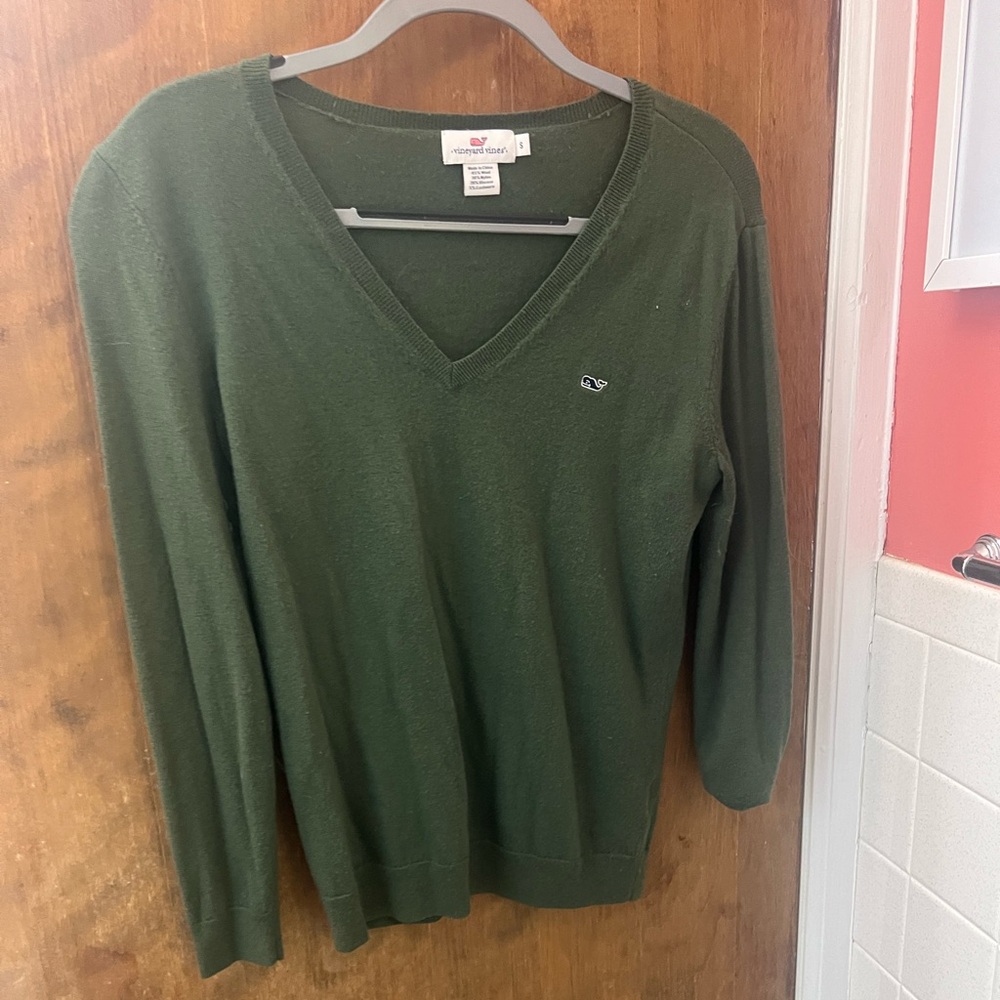 Vineyard Vines Forest V-Neck Sweater